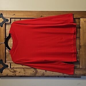 French Toast Red Cotton Basic Crew Neck Long Sleeve TShirt size Kids XL